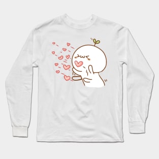 Cute Budding Pop Heart Attack Long Sleeve T-Shirt